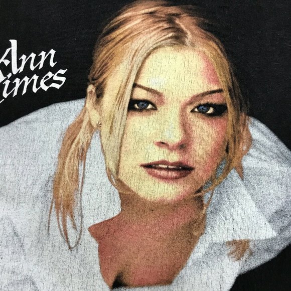 Leann Rimes Vintage 1999 90's T Shirt Size XL All Sport Tag - Picture 6 of 6